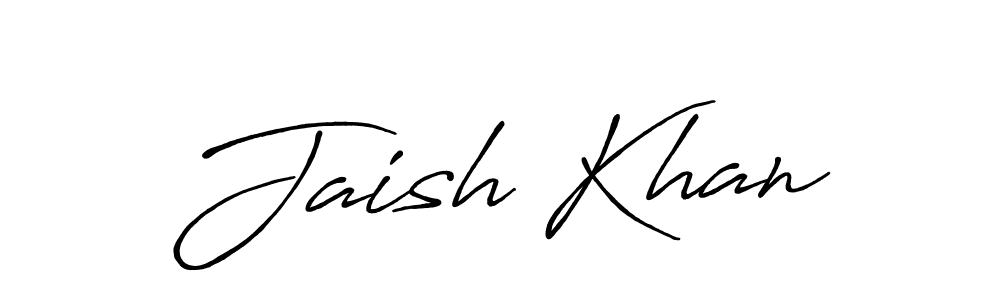 if you are searching for the best signature style for your name Jaish Khan. so please give up your signature search. here we have designed multiple signature styles  using Antro_Vectra_Bolder. Jaish Khan signature style 7 images and pictures png