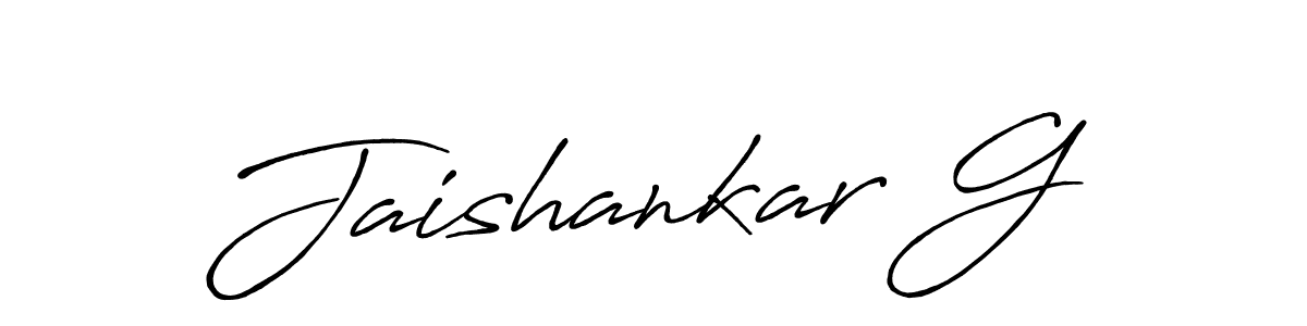 Similarly Antro_Vectra_Bolder is the best handwritten signature design. Signature creator online .You can use it as an online autograph creator for name Jaishankar G. Jaishankar G signature style 7 images and pictures png