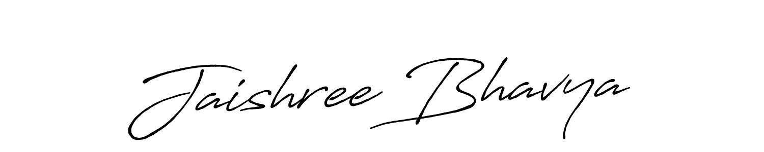 Use a signature maker to create a handwritten signature online. With this signature software, you can design (Antro_Vectra_Bolder) your own signature for name Jaishree Bhavya. Jaishree Bhavya signature style 7 images and pictures png