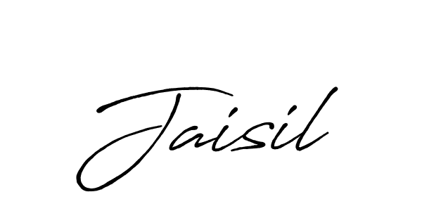 How to make Jaisil signature? Antro_Vectra_Bolder is a professional autograph style. Create handwritten signature for Jaisil name. Jaisil signature style 7 images and pictures png