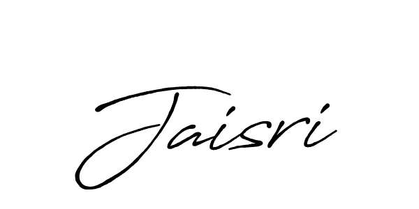 Jaisri stylish signature style. Best Handwritten Sign (Antro_Vectra_Bolder) for my name. Handwritten Signature Collection Ideas for my name Jaisri. Jaisri signature style 7 images and pictures png