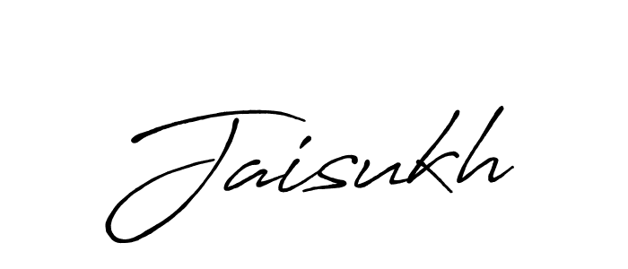 Make a beautiful signature design for name Jaisukh. With this signature (Antro_Vectra_Bolder) style, you can create a handwritten signature for free. Jaisukh signature style 7 images and pictures png