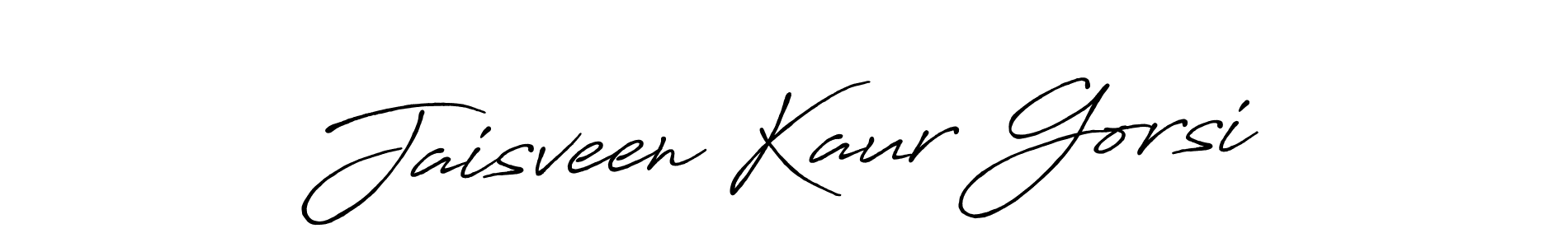 How to Draw Jaisveen Kaur Gorsi signature style? Antro_Vectra_Bolder is a latest design signature styles for name Jaisveen Kaur Gorsi. Jaisveen Kaur Gorsi signature style 7 images and pictures png