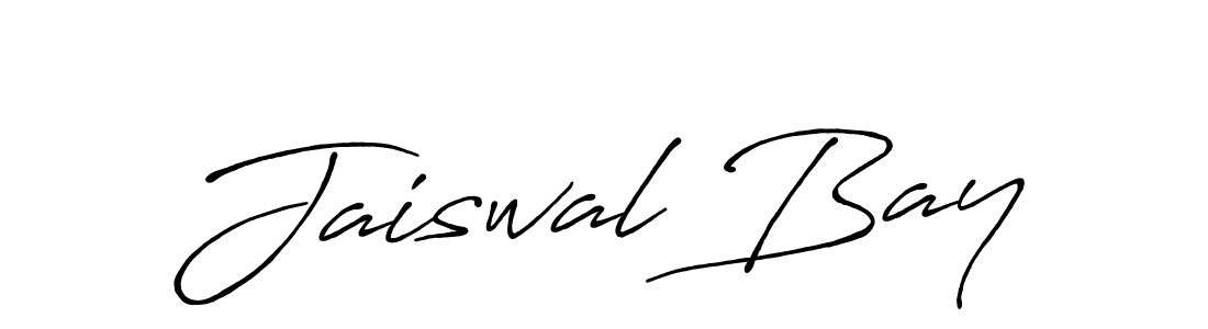 How to make Jaiswal Bay signature? Antro_Vectra_Bolder is a professional autograph style. Create handwritten signature for Jaiswal Bay name. Jaiswal Bay signature style 7 images and pictures png