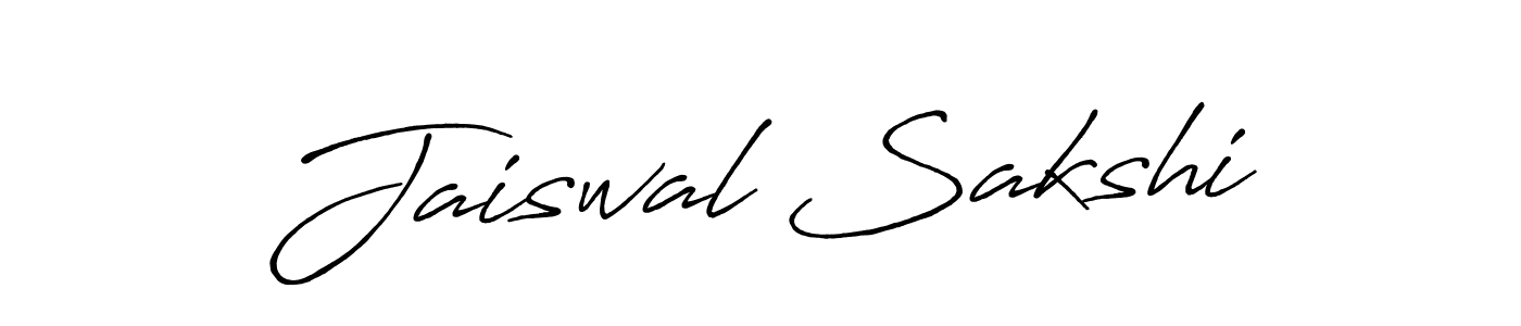 How to make Jaiswal Sakshi signature? Antro_Vectra_Bolder is a professional autograph style. Create handwritten signature for Jaiswal Sakshi name. Jaiswal Sakshi signature style 7 images and pictures png