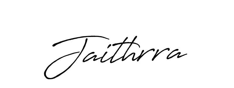 How to make Jaithrra signature? Antro_Vectra_Bolder is a professional autograph style. Create handwritten signature for Jaithrra name. Jaithrra signature style 7 images and pictures png