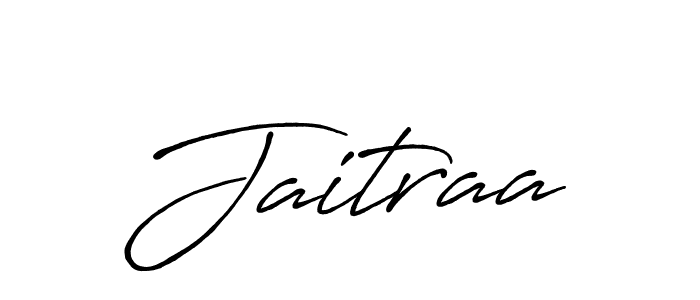 Design your own signature with our free online signature maker. With this signature software, you can create a handwritten (Antro_Vectra_Bolder) signature for name Jaitraa. Jaitraa signature style 7 images and pictures png