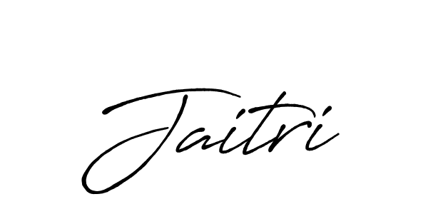 How to make Jaitri signature? Antro_Vectra_Bolder is a professional autograph style. Create handwritten signature for Jaitri name. Jaitri signature style 7 images and pictures png