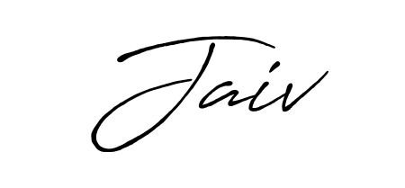 Make a beautiful signature design for name Jaiv. Use this online signature maker to create a handwritten signature for free. Jaiv signature style 7 images and pictures png