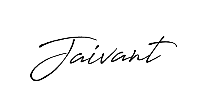 Also we have Jaivant name is the best signature style. Create professional handwritten signature collection using Antro_Vectra_Bolder autograph style. Jaivant signature style 7 images and pictures png
