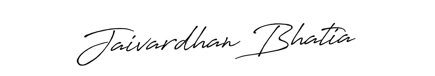Jaivardhan Bhatia stylish signature style. Best Handwritten Sign (Antro_Vectra_Bolder) for my name. Handwritten Signature Collection Ideas for my name Jaivardhan Bhatia. Jaivardhan Bhatia signature style 7 images and pictures png