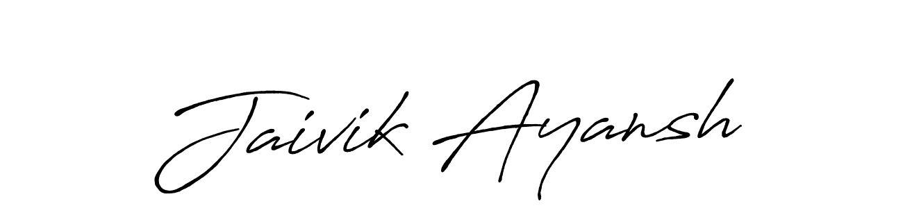 You can use this online signature creator to create a handwritten signature for the name Jaivik Ayansh. This is the best online autograph maker. Jaivik Ayansh signature style 7 images and pictures png