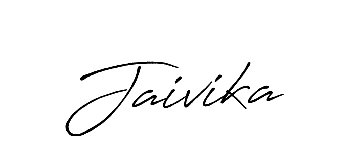 Jaivika stylish signature style. Best Handwritten Sign (Antro_Vectra_Bolder) for my name. Handwritten Signature Collection Ideas for my name Jaivika. Jaivika signature style 7 images and pictures png