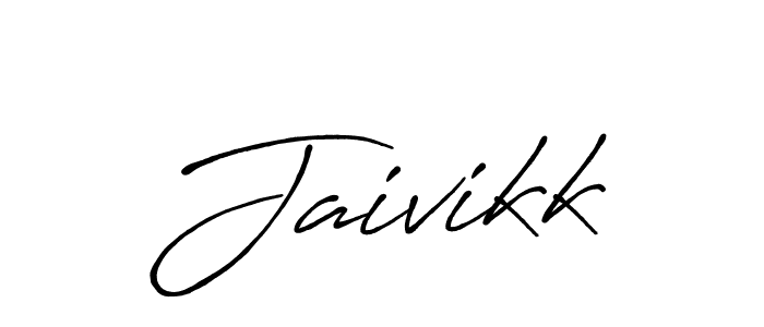 How to make Jaivikk signature? Antro_Vectra_Bolder is a professional autograph style. Create handwritten signature for Jaivikk name. Jaivikk signature style 7 images and pictures png