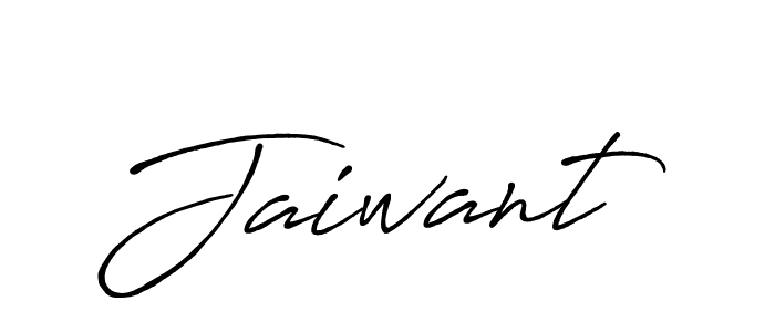 The best way (Antro_Vectra_Bolder) to make a short signature is to pick only two or three words in your name. The name Jaiwant include a total of six letters. For converting this name. Jaiwant signature style 7 images and pictures png