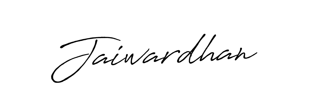 How to make Jaiwardhan name signature. Use Antro_Vectra_Bolder style for creating short signs online. This is the latest handwritten sign. Jaiwardhan signature style 7 images and pictures png