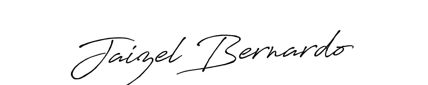 Design your own signature with our free online signature maker. With this signature software, you can create a handwritten (Antro_Vectra_Bolder) signature for name Jaizel Bernardo. Jaizel Bernardo signature style 7 images and pictures png