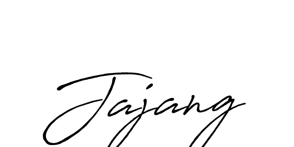 Create a beautiful signature design for name Jajang. With this signature (Antro_Vectra_Bolder) fonts, you can make a handwritten signature for free. Jajang signature style 7 images and pictures png