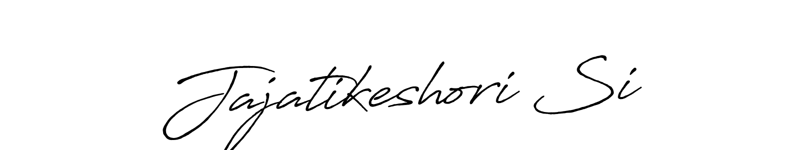 Also You can easily find your signature by using the search form. We will create Jajatikeshori Si name handwritten signature images for you free of cost using Antro_Vectra_Bolder sign style. Jajatikeshori Si signature style 7 images and pictures png