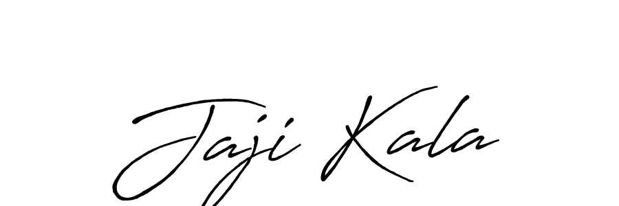 Use a signature maker to create a handwritten signature online. With this signature software, you can design (Antro_Vectra_Bolder) your own signature for name Jaji Kala. Jaji Kala signature style 7 images and pictures png