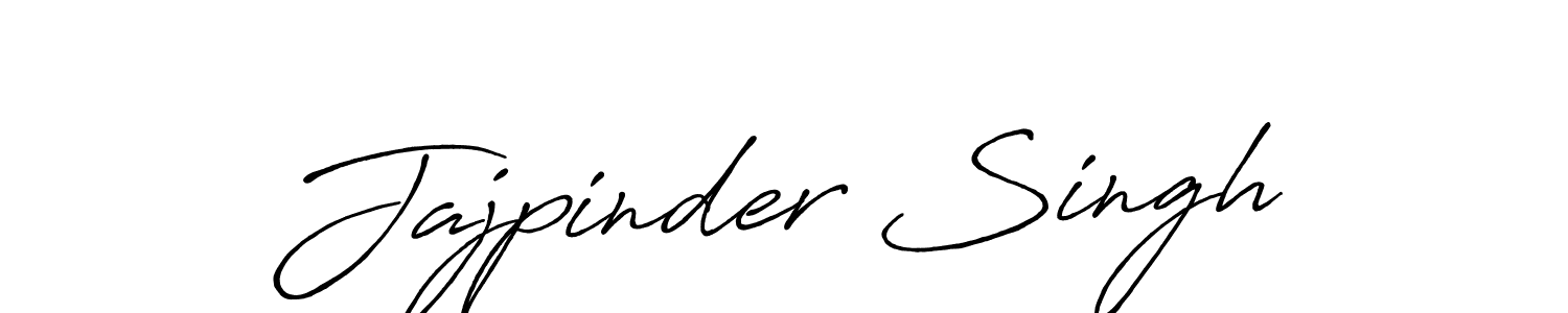 Jajpinder Singh stylish signature style. Best Handwritten Sign (Antro_Vectra_Bolder) for my name. Handwritten Signature Collection Ideas for my name Jajpinder Singh. Jajpinder Singh signature style 7 images and pictures png