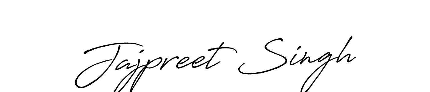 Jajpreet Singh stylish signature style. Best Handwritten Sign (Antro_Vectra_Bolder) for my name. Handwritten Signature Collection Ideas for my name Jajpreet Singh. Jajpreet Singh signature style 7 images and pictures png