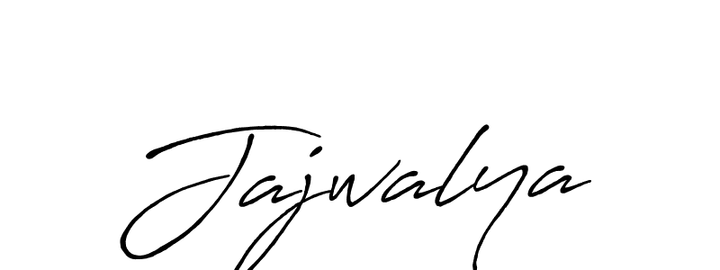 Design your own signature with our free online signature maker. With this signature software, you can create a handwritten (Antro_Vectra_Bolder) signature for name Jajwalya. Jajwalya signature style 7 images and pictures png