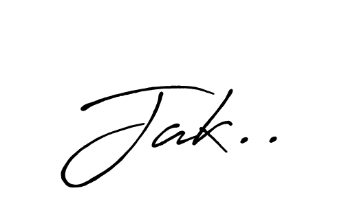 You can use this online signature creator to create a handwritten signature for the name Jak... This is the best online autograph maker. Jak.. signature style 7 images and pictures png