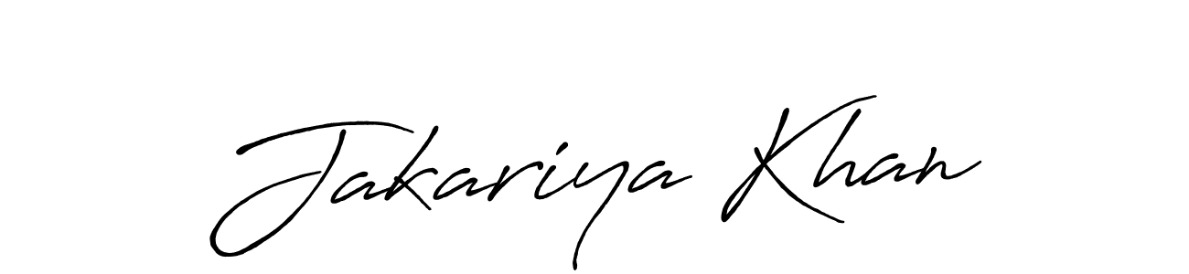 It looks lik you need a new signature style for name Jakariya Khan. Design unique handwritten (Antro_Vectra_Bolder) signature with our free signature maker in just a few clicks. Jakariya Khan signature style 7 images and pictures png
