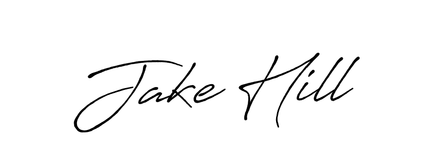 Use a signature maker to create a handwritten signature online. With this signature software, you can design (Antro_Vectra_Bolder) your own signature for name Jake Hill. Jake Hill signature style 7 images and pictures png