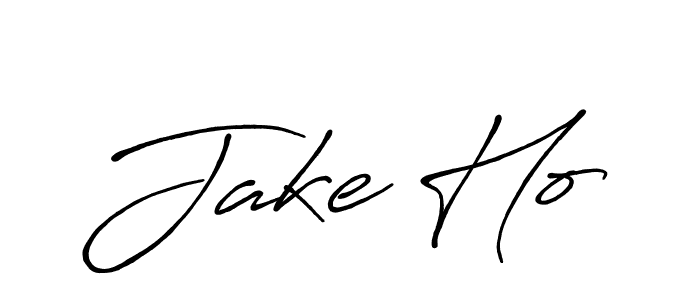 Make a beautiful signature design for name Jake Ho. With this signature (Antro_Vectra_Bolder) style, you can create a handwritten signature for free. Jake Ho signature style 7 images and pictures png