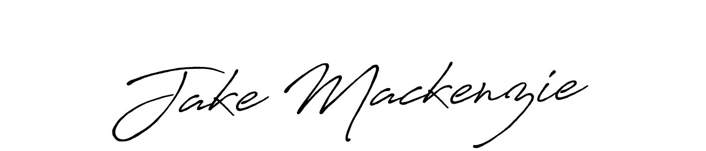 How to make Jake Mackenzie name signature. Use Antro_Vectra_Bolder style for creating short signs online. This is the latest handwritten sign. Jake Mackenzie signature style 7 images and pictures png