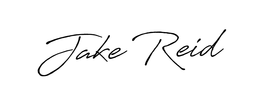 Design your own signature with our free online signature maker. With this signature software, you can create a handwritten (Antro_Vectra_Bolder) signature for name Jake Reid. Jake Reid signature style 7 images and pictures png