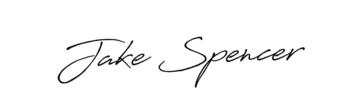 Use a signature maker to create a handwritten signature online. With this signature software, you can design (Antro_Vectra_Bolder) your own signature for name Jake Spencer. Jake Spencer signature style 7 images and pictures png