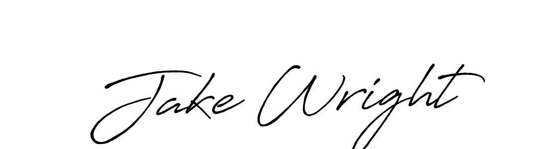 if you are searching for the best signature style for your name Jake Wright. so please give up your signature search. here we have designed multiple signature styles  using Antro_Vectra_Bolder. Jake Wright signature style 7 images and pictures png