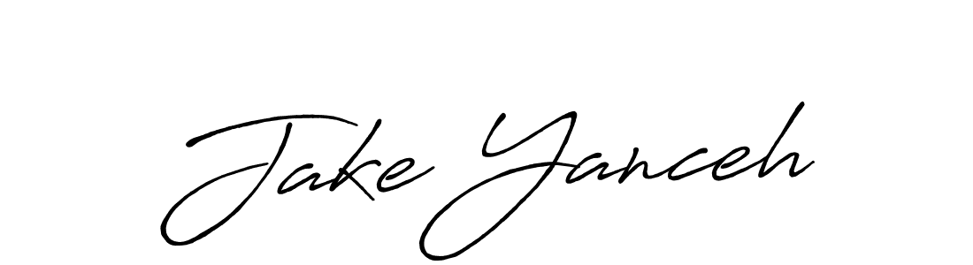 The best way (Antro_Vectra_Bolder) to make a short signature is to pick only two or three words in your name. The name Jake Yanceh include a total of six letters. For converting this name. Jake Yanceh signature style 7 images and pictures png