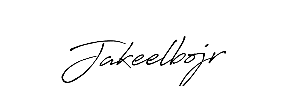 Use a signature maker to create a handwritten signature online. With this signature software, you can design (Antro_Vectra_Bolder) your own signature for name Jakeelbojr. Jakeelbojr signature style 7 images and pictures png