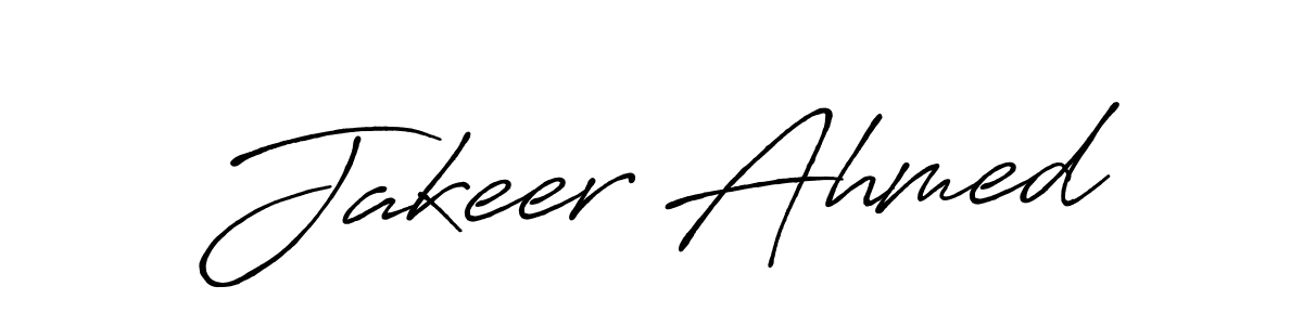 The best way (Antro_Vectra_Bolder) to make a short signature is to pick only two or three words in your name. The name Jakeer Ahmed include a total of six letters. For converting this name. Jakeer Ahmed signature style 7 images and pictures png