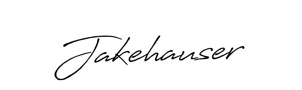 Design your own signature with our free online signature maker. With this signature software, you can create a handwritten (Antro_Vectra_Bolder) signature for name Jakehauser. Jakehauser signature style 7 images and pictures png