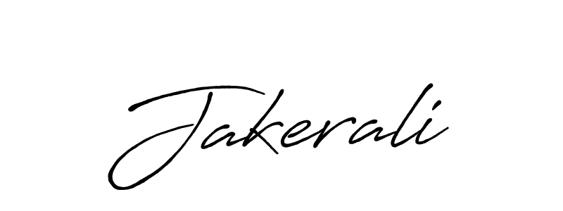 The best way (Antro_Vectra_Bolder) to make a short signature is to pick only two or three words in your name. The name Jakerali include a total of six letters. For converting this name. Jakerali signature style 7 images and pictures png