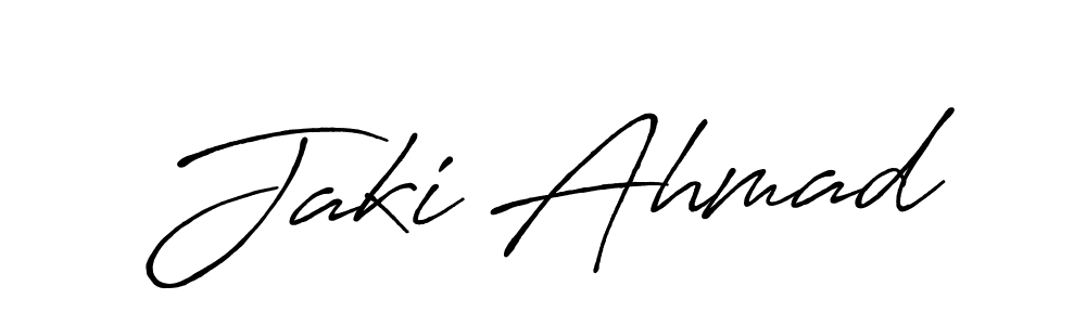 Make a short Jaki Ahmad signature style. Manage your documents anywhere anytime using Antro_Vectra_Bolder. Create and add eSignatures, submit forms, share and send files easily. Jaki Ahmad signature style 7 images and pictures png