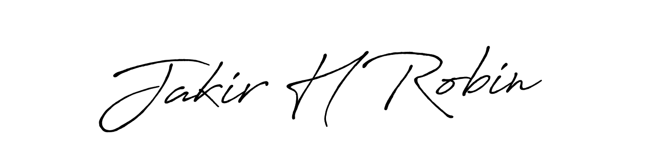 if you are searching for the best signature style for your name Jakir H Robin. so please give up your signature search. here we have designed multiple signature styles  using Antro_Vectra_Bolder. Jakir H Robin signature style 7 images and pictures png