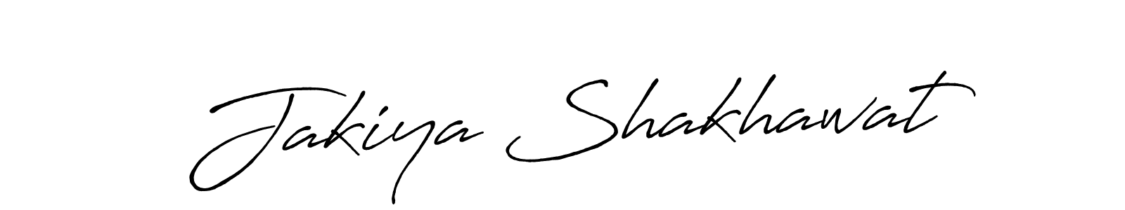 How to make Jakiya Shakhawat signature? Antro_Vectra_Bolder is a professional autograph style. Create handwritten signature for Jakiya Shakhawat name. Jakiya Shakhawat signature style 7 images and pictures png