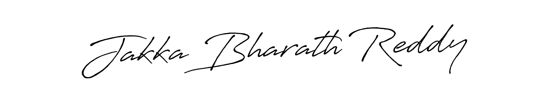 How to make Jakka Bharath Reddy signature? Antro_Vectra_Bolder is a professional autograph style. Create handwritten signature for Jakka Bharath Reddy name. Jakka Bharath Reddy signature style 7 images and pictures png