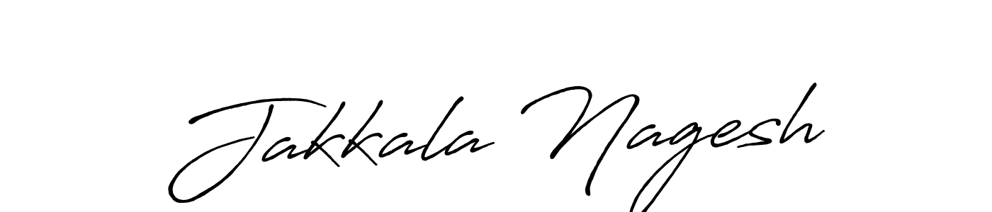 Use a signature maker to create a handwritten signature online. With this signature software, you can design (Antro_Vectra_Bolder) your own signature for name Jakkala Nagesh. Jakkala Nagesh signature style 7 images and pictures png