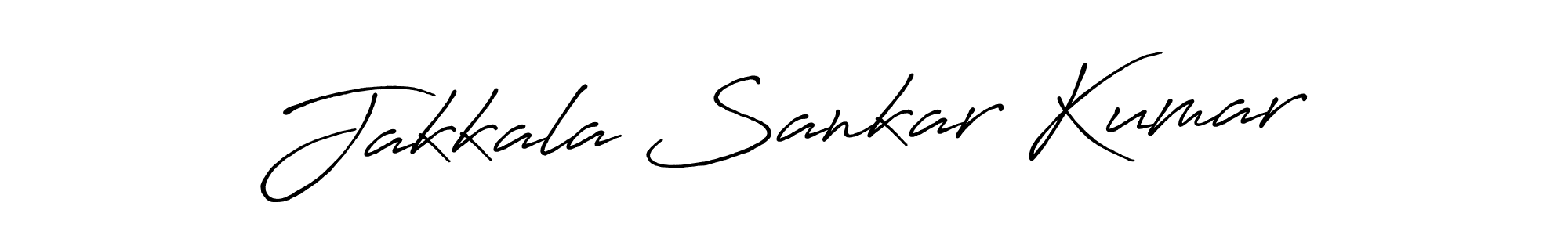 It looks lik you need a new signature style for name Jakkala Sankar Kumar. Design unique handwritten (Antro_Vectra_Bolder) signature with our free signature maker in just a few clicks. Jakkala Sankar Kumar signature style 7 images and pictures png