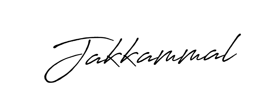 Design your own signature with our free online signature maker. With this signature software, you can create a handwritten (Antro_Vectra_Bolder) signature for name Jakkammal. Jakkammal signature style 7 images and pictures png
