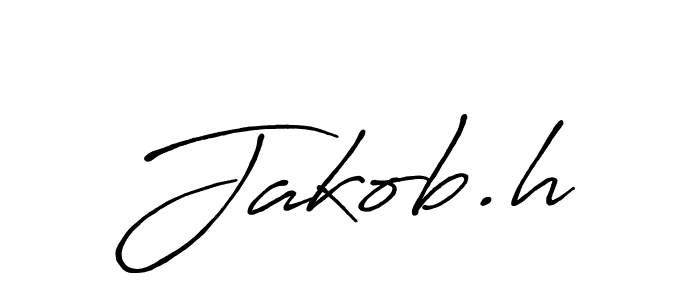 How to Draw Jakob.h signature style? Antro_Vectra_Bolder is a latest design signature styles for name Jakob.h. Jakob.h signature style 7 images and pictures png