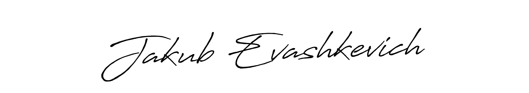 Make a short Jakub Evashkevich signature style. Manage your documents anywhere anytime using Antro_Vectra_Bolder. Create and add eSignatures, submit forms, share and send files easily. Jakub Evashkevich signature style 7 images and pictures png