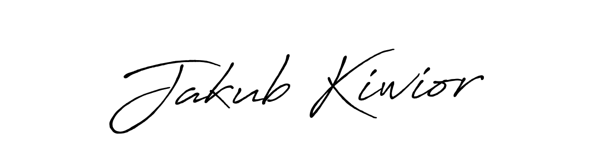 Jakub Kiwior stylish signature style. Best Handwritten Sign (Antro_Vectra_Bolder) for my name. Handwritten Signature Collection Ideas for my name Jakub Kiwior. Jakub Kiwior signature style 7 images and pictures png